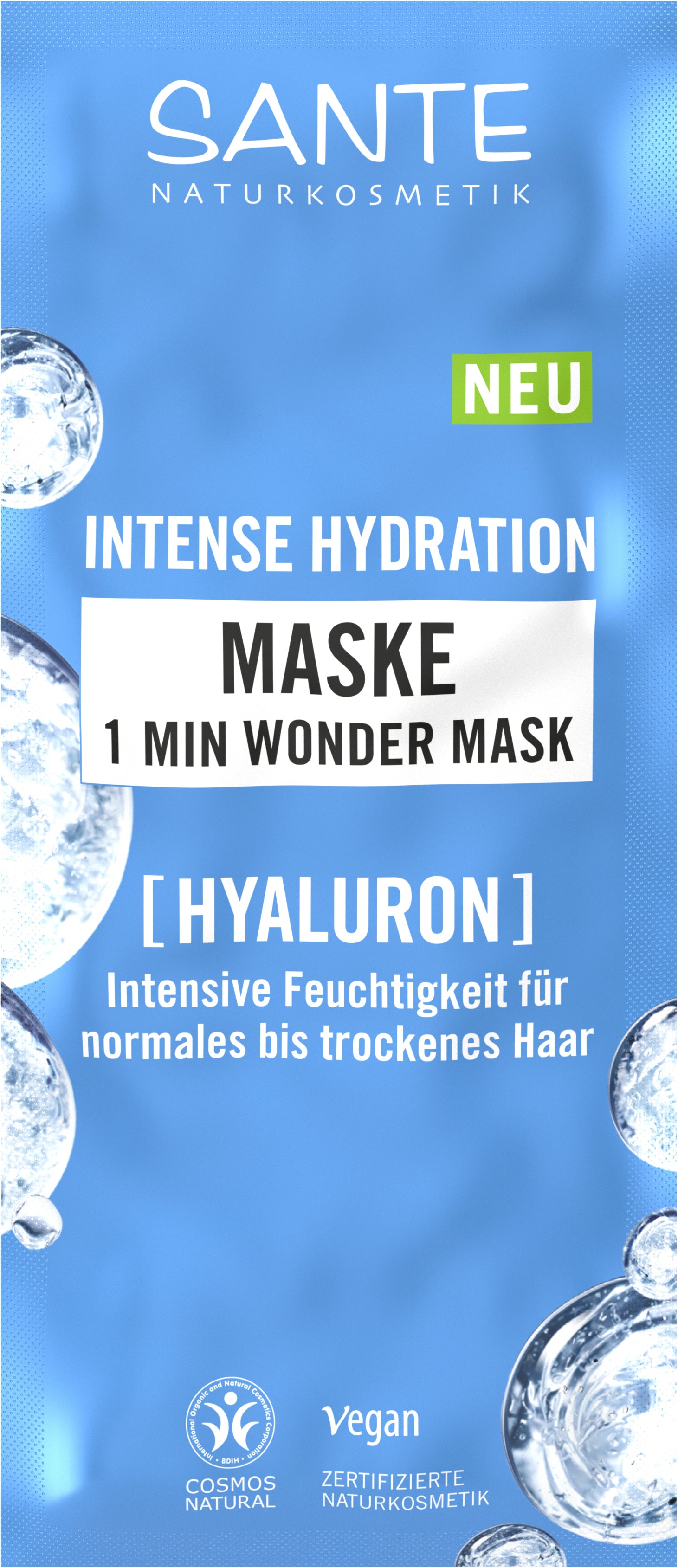 Sante INTENSE HYDRATION 1 Min Wonder Mask 20ml